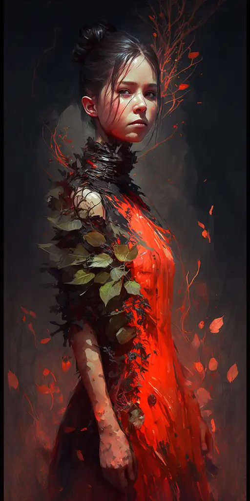 VisionFX artwork preview showcasing AI-generated visual content