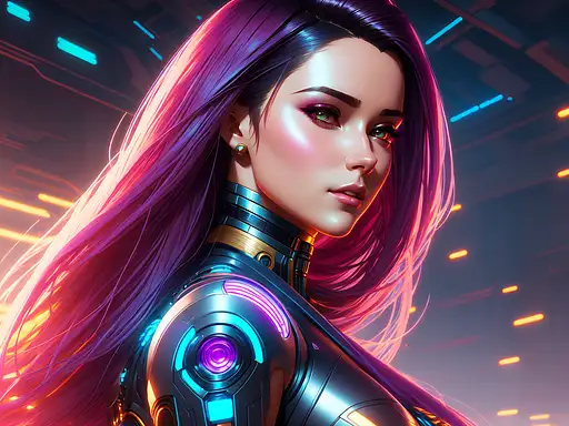 VisionFX artwork preview showcasing AI-generated visual content