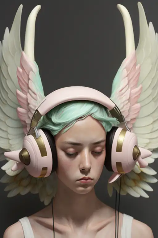 VisionFX artwork preview showcasing AI-generated visual content