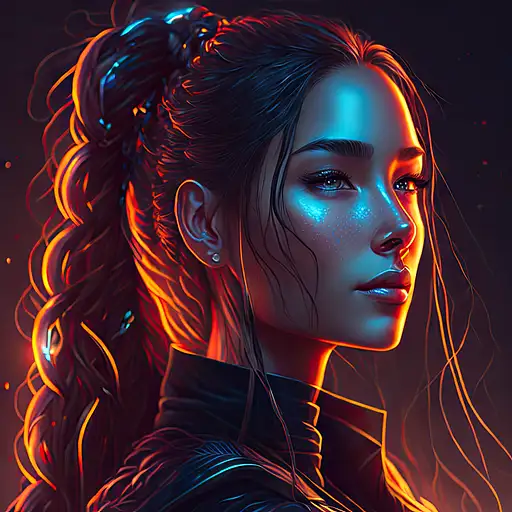 VisionFX artwork preview showcasing AI-generated visual content